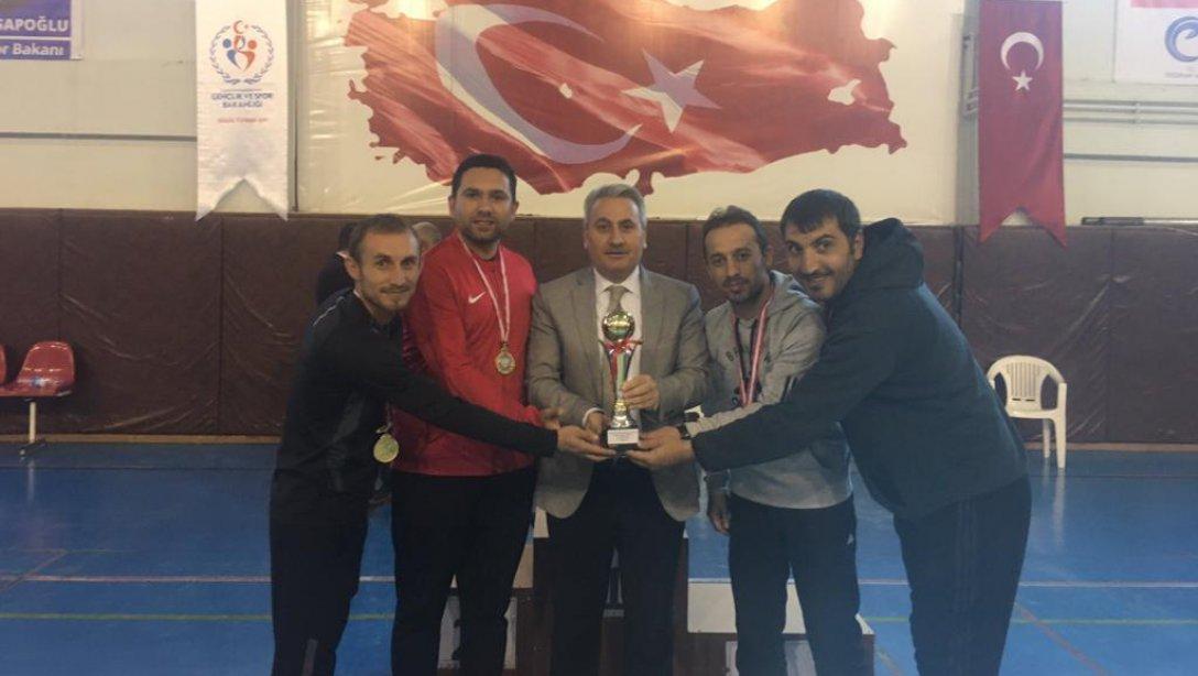 Türkiye Öğretmenler Kupası Masa Tenisi Erzurum ili 1.si Olduk.